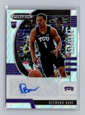 2020 Prizm #PA-DB Desmond Bane Prospect Autographs Silver