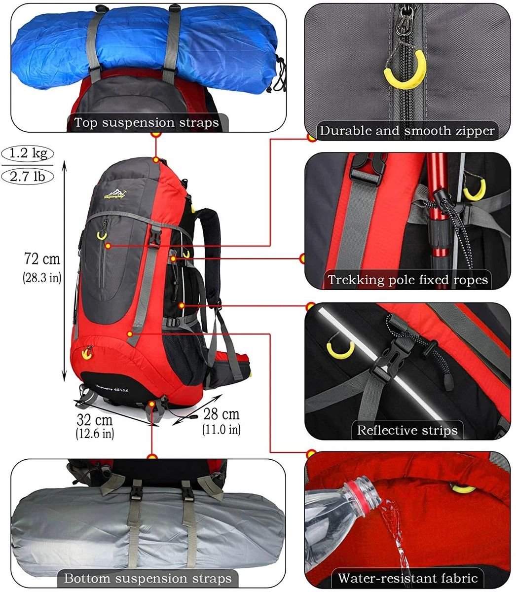 Sac a top dos trekking 70l
