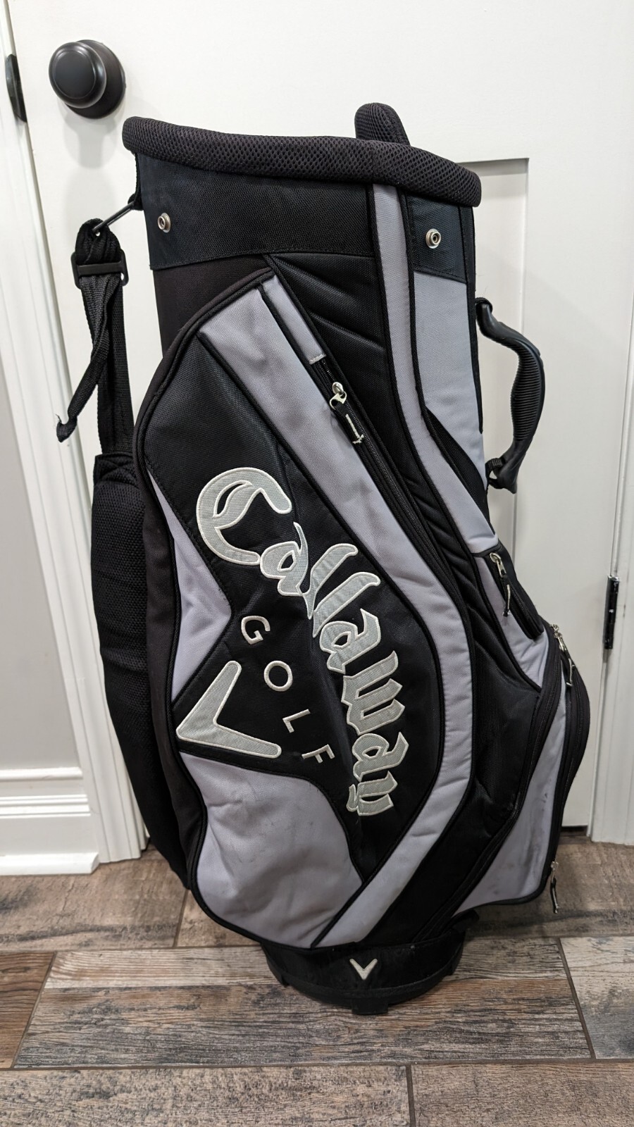 Callaway 7Way Divider Top Golf Stand Bag Black/Gray/White 5 Pocket