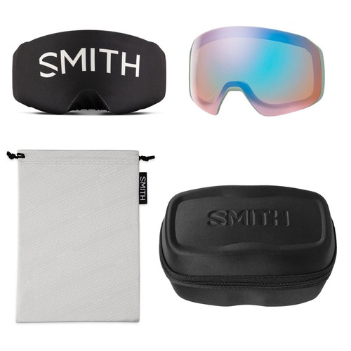 Smith 4D Mag S Snow Goggles Claws Blackout, ChromaPop Sun Black Lens + Bonus New - Picture 2 of 2