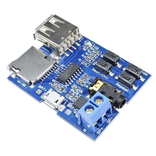 SD Karte USB Disk MP3 Decoder Platine PCB Modul Verstärker Decodierung Audio Player - Bild 4 von 5
