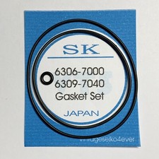 NEW GASKET SET FIT VINTAGE SEIKO 6309-7040 6309-7049 6306-7000 6309-7290 DIVERS