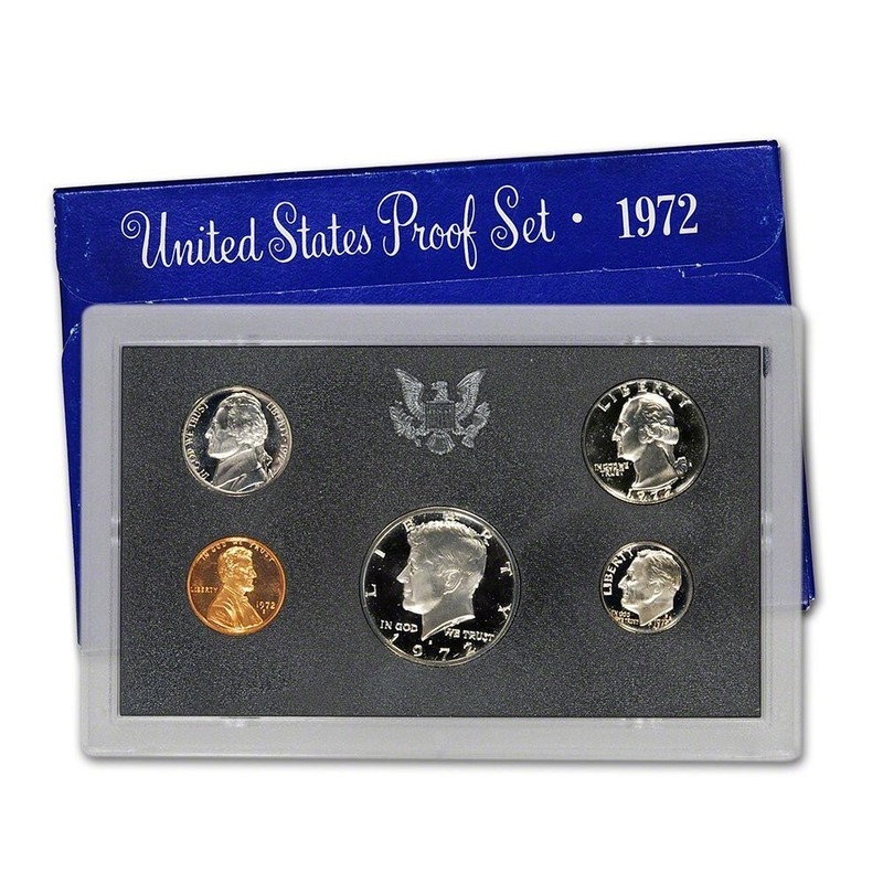 1972 S PF Proof Set U.S. Mint Original Government Packaging OGP COIN SET#7914