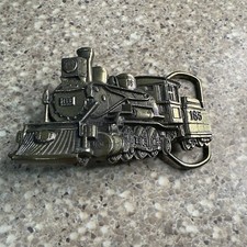 Train Engine Locomotive Belt Buckle The Great American Buckle Co Chicago 1981