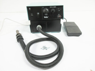 WELLER WHA-2000 HOT AIR DESOLDERING STATION & FOOT PEDAL - PARTS