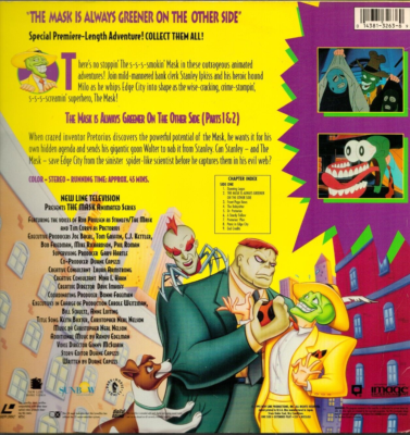 The Mask: Animated Series Volume 1 (1995) Laserdisc *RARE* | eBay