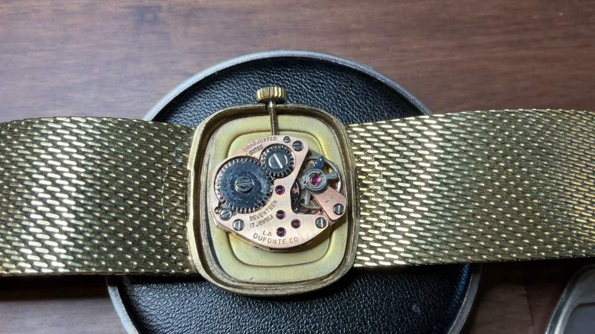 Vintage Dufonte Lucien Piccard Ladies Watch Rare 17 Jewels Working
