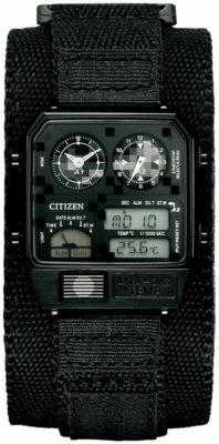 CITIZEN Watch RECORD LABEL JG2105-00E ANA-DIGI TEMP CHARI