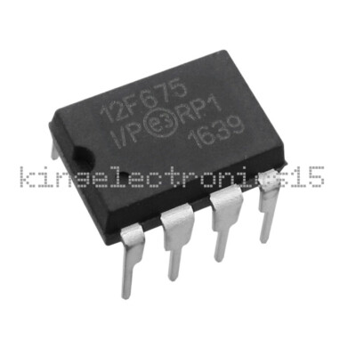PIC12F675-I/P PIC12F675 DIP8 IC MICROCHIP MCU CMOS FLASH-BASE 8BIT