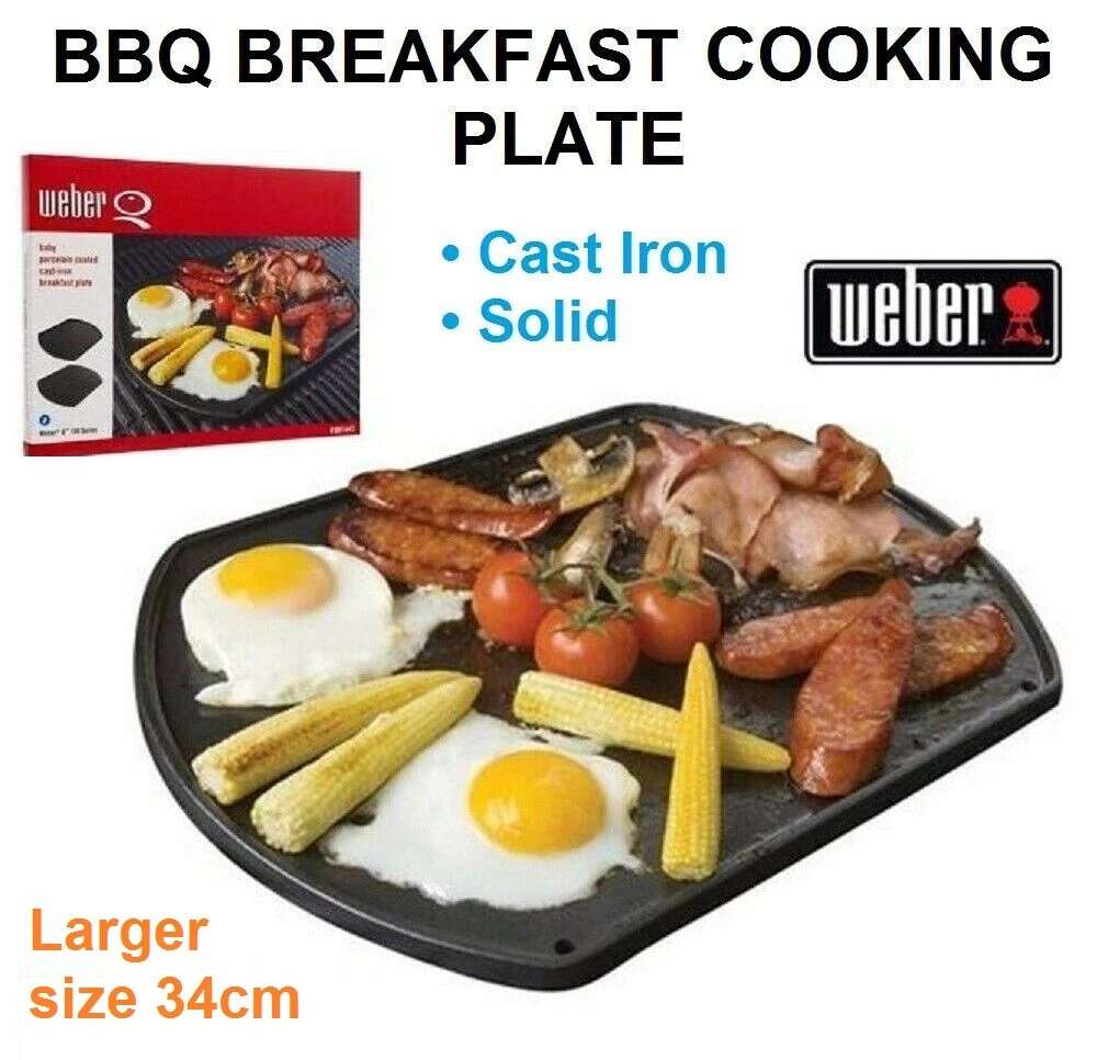 Trying Out The Q2000 Breakfast Plate On A er BabyQ,