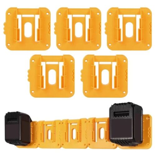 Yellow Battery Holder ABS Battery Mounts Battery Storage Rack  Workbench - 第 1/8 張圖片