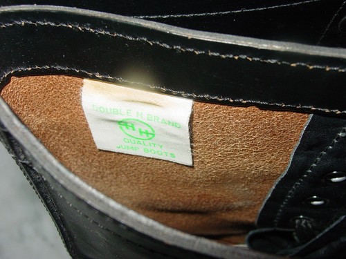 Mens Double H H&H Black Jump Leather Boots! Size 11D - Picture 9 of 15