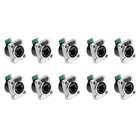 10PCS Ethernet Rj45 Chassis Socket NE8FDP Ethernet Pass Through Connector1868