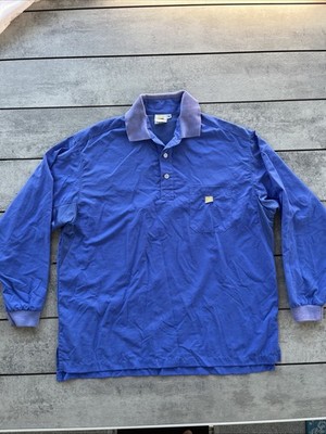 Solumbra Sun Protective Jacket UPF Blue Windbreaker M USA Made Vented Pits Back