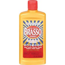 Brasso 8 Oz. Metal Polish 2660089334 Pack of 8 Brasso 2660089334 026600893347