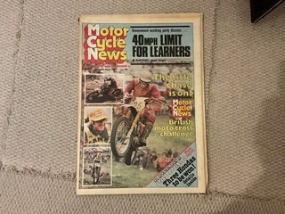 Motor Cycle News MCN 7 March 1979 Eddie Kidd/Darius