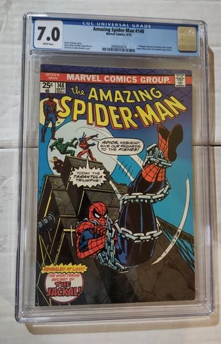 AMAZING SPIDER-MAN #148 CGC 7.0 WHITE PAGES