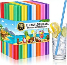 Extra Long Plastic Sts, Colorful Straight Drinking Sts, Dieter for