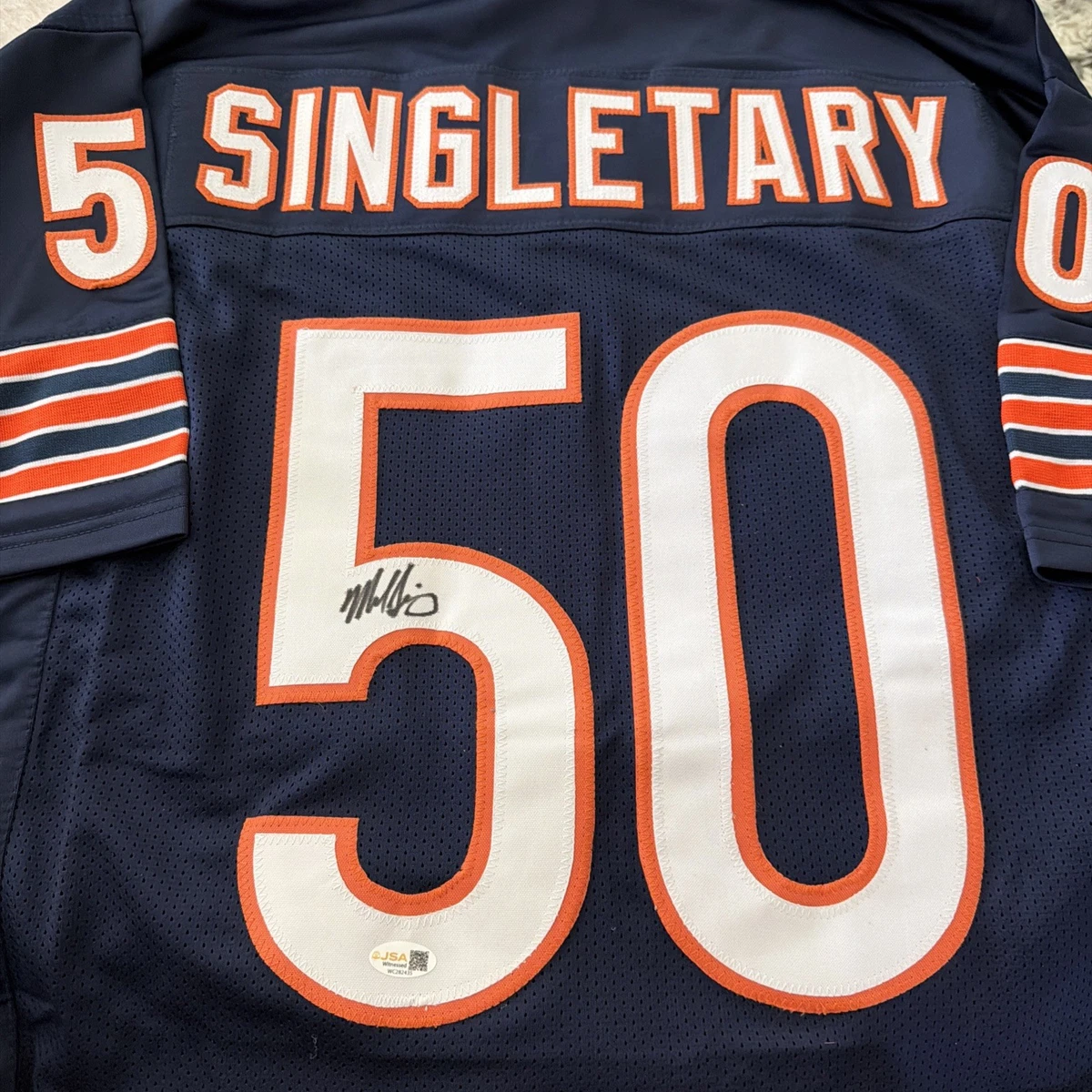 Maillot Vintage Chicago Bears Mike Singletary Logo 7 – Taille L Garçon