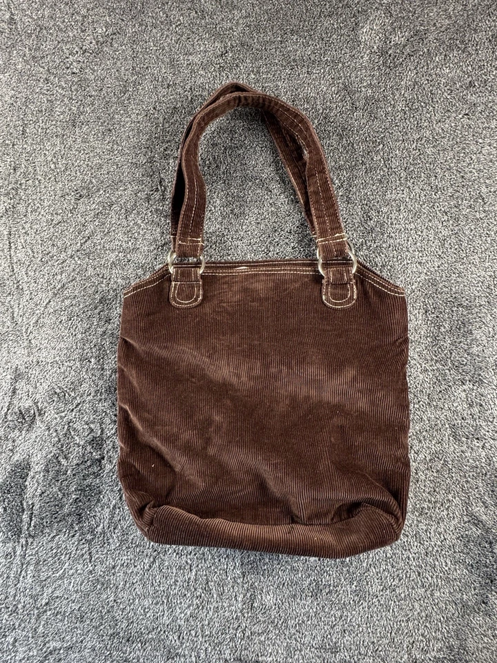 Bolso de Hombro Bongo Marrón Pana - Estilo Retro Años 2000 Y2K  Foto 2 de 4