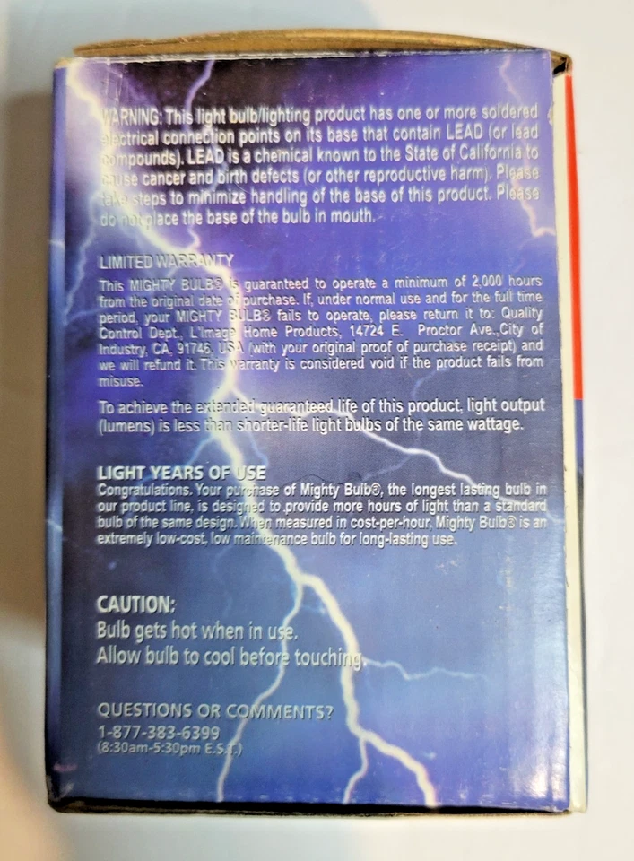 Globo decorativo Sunbeam MightyBulb transparente 40w 340 lúmens - Imagem 4 de 4