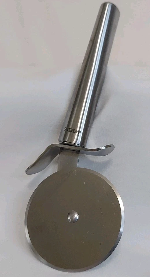 Cortador de pizza de acero inoxidable Oneida rueda de 2,75" 3 vegetales Peepers y 4 cuchillos de emparejamiento LN Foto 2 de 4