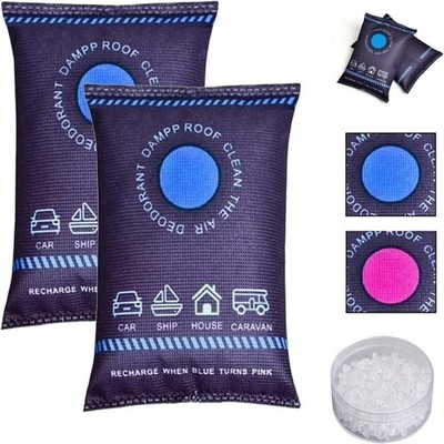 5x10xReusable DehumidifierGel Tasche Dehumidification Bag Desiccant Für Car Home