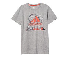 Adidas Short Sleeve Heather Sports Jamz Boys Active Shirts  Tees