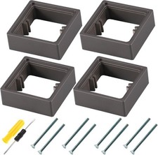 30mm Single Socket Spacer 1 Gang Single Light Switch Socket Surround Square Spa