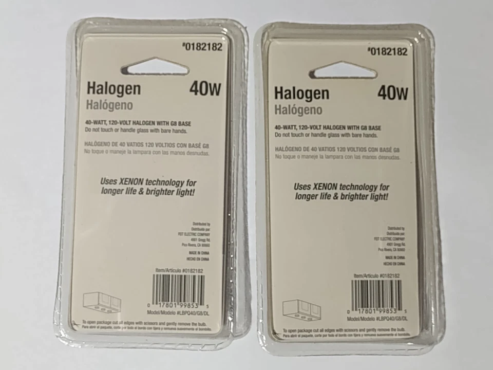 40 Watt Halogen LED Bulb G8 Base 120 Volt 4,000 Hours - 2 Pack Utilitech by FEIT - Image 3 of 4