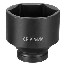 1 Inch Drive 75mm 6 Point Impact Socket Chromium Vanadium Steel 1 Inch Drive 75mm 6 Point Impact Socket Chromium Vanadium Steel