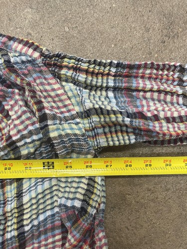 Free People Tunic Blouse Womens Medium Multicolor Plaid Button Front Boho - 第 18/20 張圖片