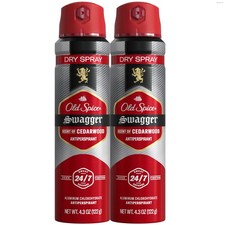 Dry Spray Antiperspirant Deodorant for Men, 24/7 Sweat  Odor Protection, 24/...