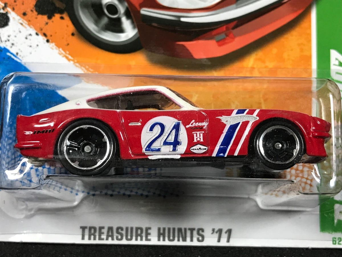 Hot Wheels Datsun 240Z Rouge - Super Treasure Hunt STH #12/15 2011 - NEUF