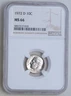 1972-D Roosevelt Dime NGC MS66