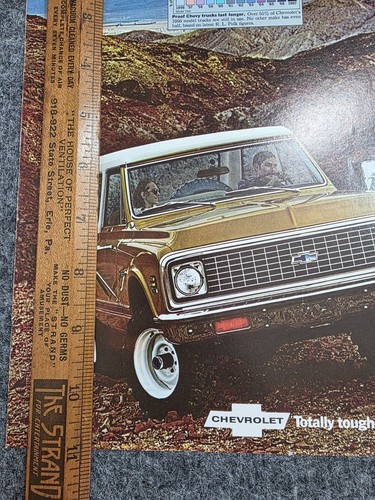1972 Chevrolet Trucks Blazer Sales Brochure Vintage Advertising 8.5x11 Vtg - Picture 2 of 6