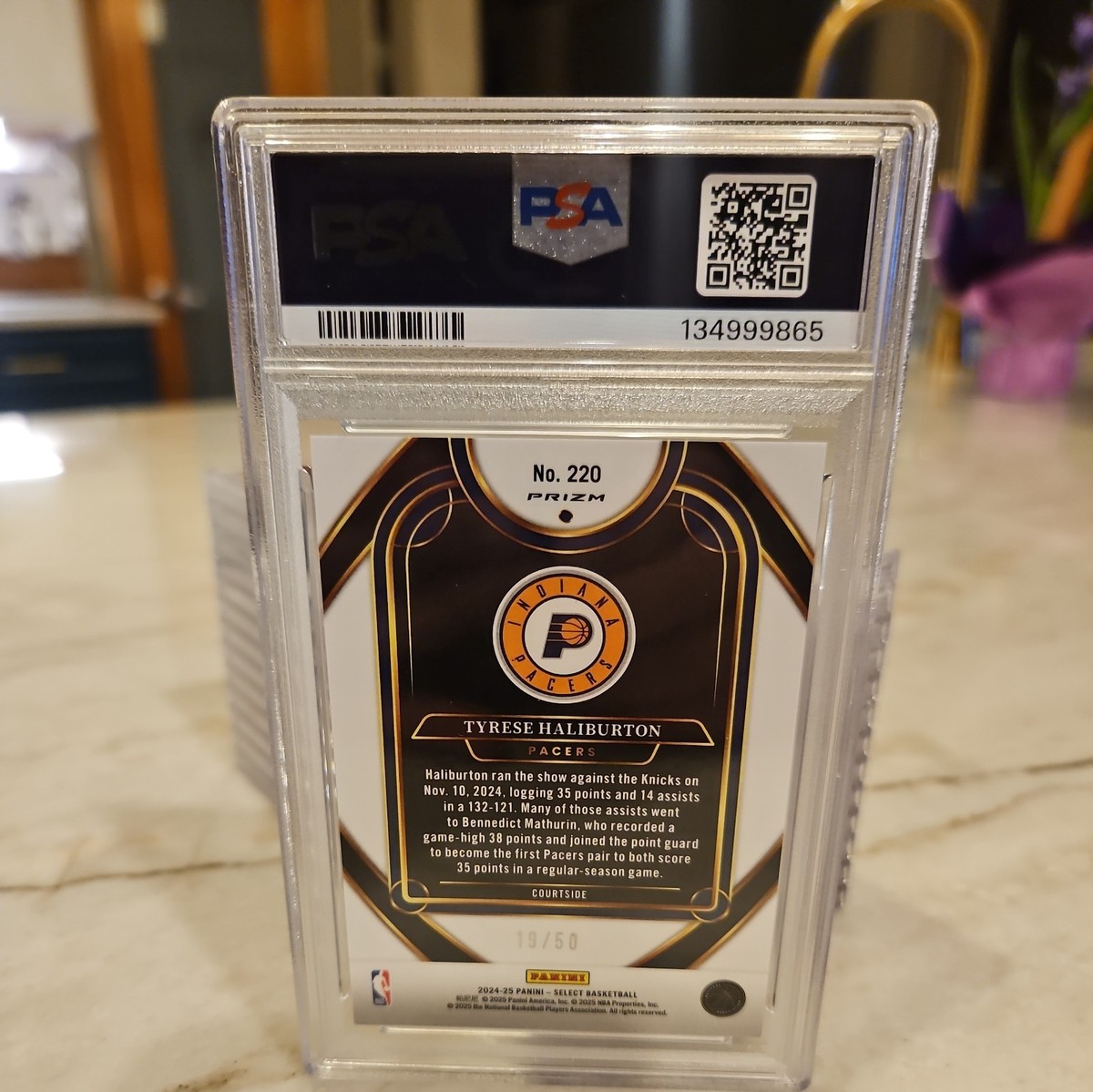 2024-25 Panini Select - Courtside Tyrese Haliburton #220 Green