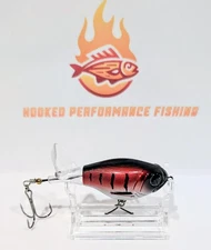 SLICKLINE Whopper Popper 75 Style, 75mm 17g Top Water Fishing Lure- Red Gill