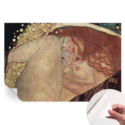 Stick on Wallpaper Easy Apply Hallway Living Room Woman In Art Nouveau Style