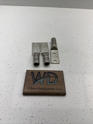 T&B 500 925/24 BROWN DIE 87 2 HOLE COMPRESSION LUG - LOT OF 3