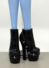 Monster High Universal Frankenstein Fashion Doll Outfit Shoes Black Boots G1