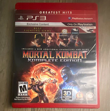 Mortal Kombat Komplete Edition Greatest Hits PS3 Online Play 3D NTSC-U/C
