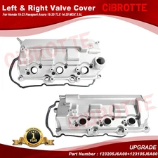 Left & Right Valve Cover For Honda 19-23 Passport Acura 15-20 TLX 14-20 MDX 3.5L