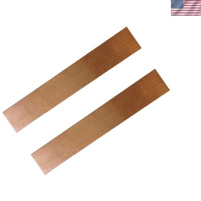 Pure Copper Electrode Sheets - 2PCS 0.04'' Thick for Quality Plating