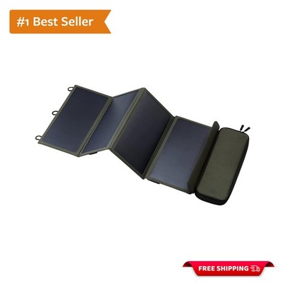 Lightweight 28W NESTOUT Solar Charger - Foldable, USB Ports & Durable Design