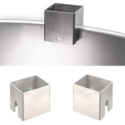 Grillmatte Auflage Ständer 16x6x6cm 3tlg Set für Outdoor Kochen