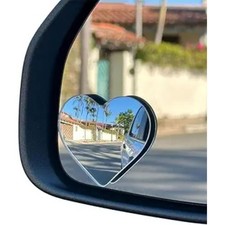 2Pcs Heart Shaped Blind Spot Mirrors for Cars   Convex Rearview Mirror for Enha