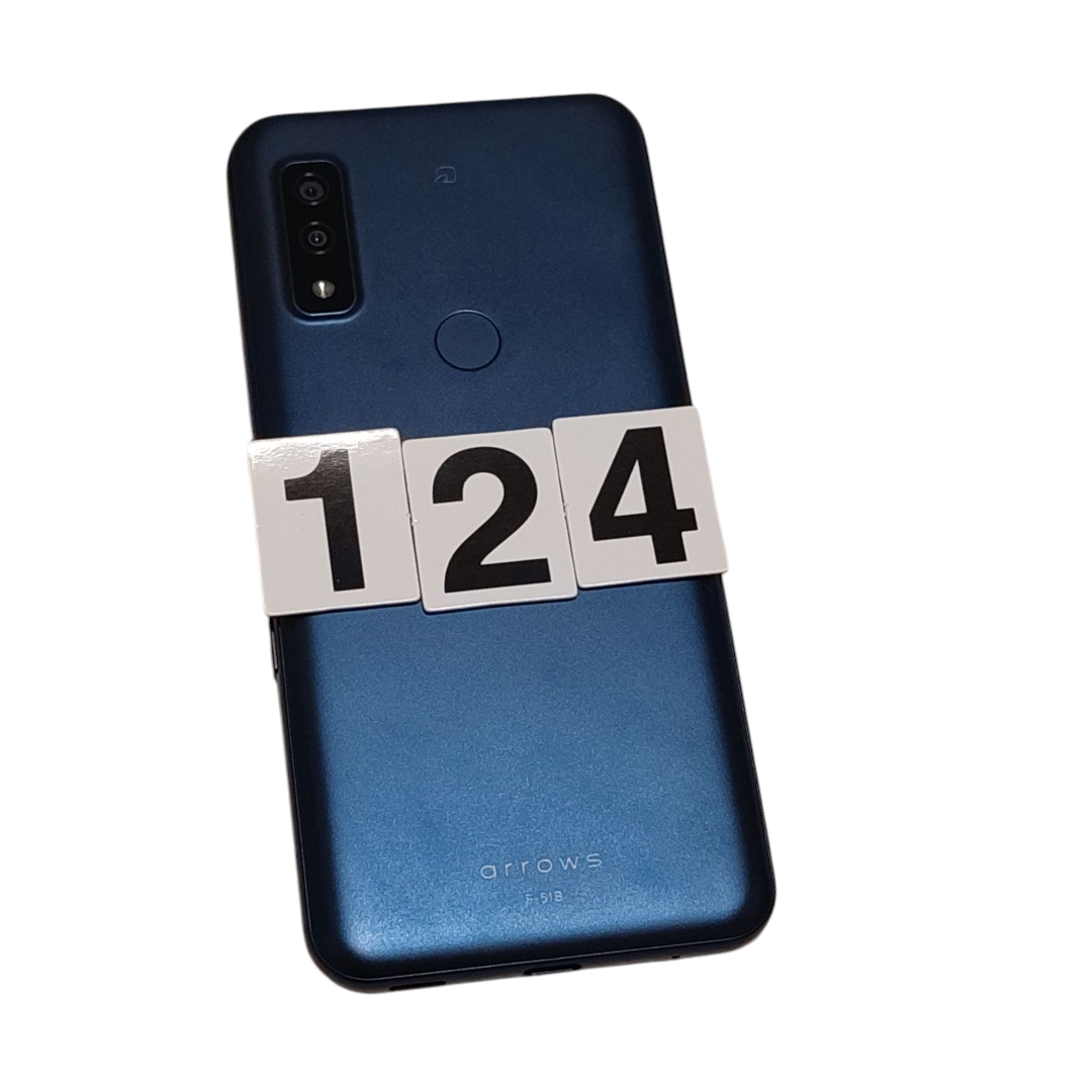 Fujitsu Arrows We 5G F-51B Navy 64GB 4GB RAM Factory Unrocked