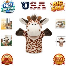 Animal Hand Puppets for Kids with Movable Open Mouths, Perfect for Storytelli...