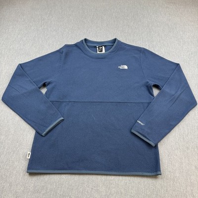 The North Face Sweatshirt Mens Medium Blue Alpine Polartec 100 Crewneck Fleece